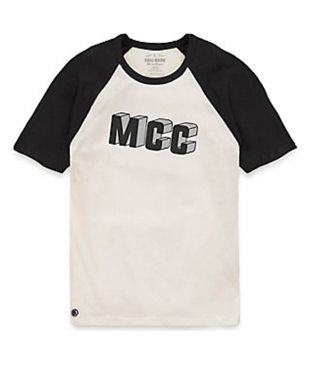 Macomb Community College Raglan Short Sleeve T-Shirt Macomb Community College Raglan Short Sleeve T-Shirt